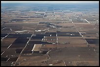 Aerial view of the Great Plains. Colorado, USA ( color)