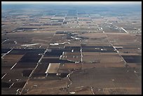 Aerial view of the Great Plains. Colorado, USA (color)