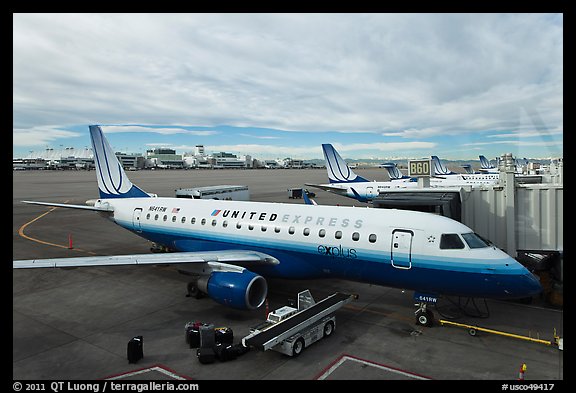 Regional planes, Denver International Airport. Colorado, USA