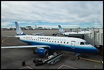 Regional planes, Denver International Airport. Colorado, USA