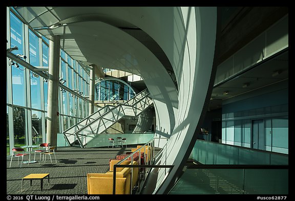 Atrium, Denver Museum of Nature and Science. Denver, Colorado, USA (color)