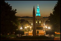 Civic Center Park at dusk. Denver, Colorado, USA ( color)