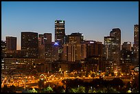 City skyline at dawn. Denver, Colorado, USA ( color)