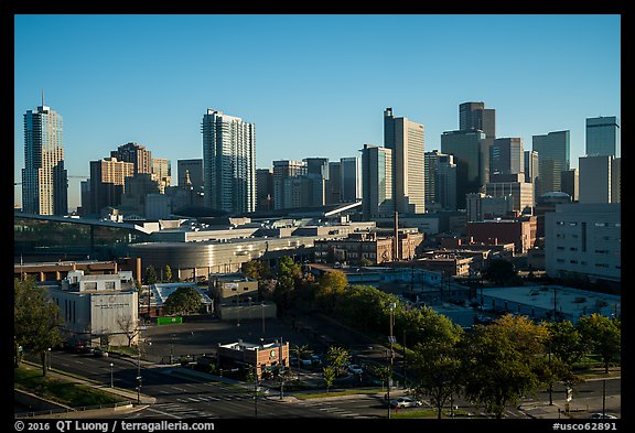 City skyline. Denver, Colorado, USA (color)