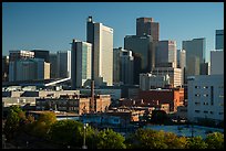 Historic buildings and dowtown skyline. Denver, Colorado, USA ( color)