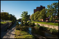 Pathway along Cherry Creek. Denver, Colorado, USA ( color)