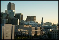 City skyline at sunrise. Denver, Colorado, USA ( color)