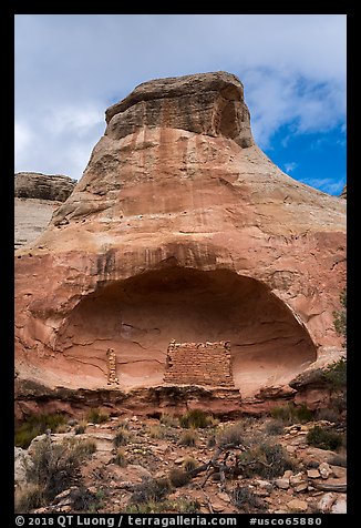 Saddlehorn Pueblo. Canyon of the Anciens National Monument, Colorado, USA (color)