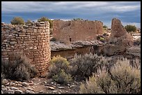 Hovenweep House and Hovenweep Castle. Hovenweep National Monument, Colorado, USA ( color)