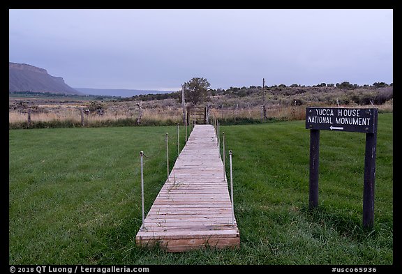 Entrance. Yucca House National Monument, Colorado, USA (color)