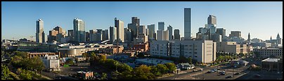 Skyline with state capitol. Denver, Colorado, USA (Panoramic color)