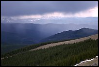 Storm, Mt Evans. Colorado, USA