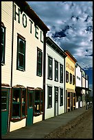 Row of old west storefronts. Colorado, USA (color)