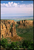 Mesas, Monument Canyon view. Colorado National Monument, Colorado, USA ( color)