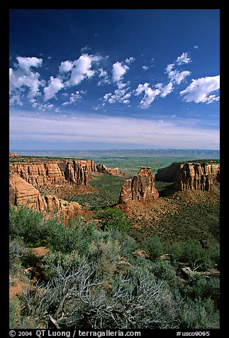 Mesas, Monument Canyon view. Colorado National Monument, Colorado, USA