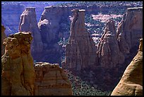 Spires. Colorado National Monument, Colorado, USA (color)