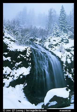 Waterfall near the Continental Divide. Colorado, USA