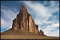 Shiprock diatreme. Shiprock, New Mexico, USA (color)