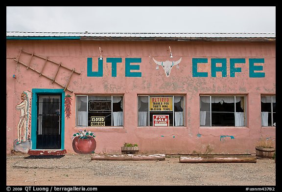 Ute Cafe. New Mexico, USA (color)