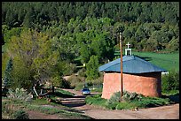 Village church. New Mexico, USA ( color)
