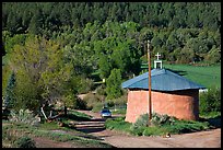 Village church. New Mexico, USA (color)