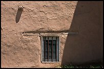 Wall and window detail, San Jose de Gracia Church. New Mexico, USA ( color)