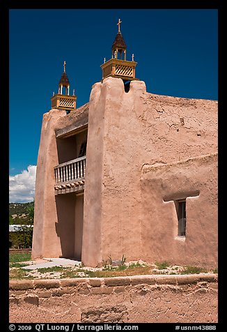 San Jose de Gracia adobe church. New Mexico, USA