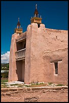 San Jose de Gracia adobe church. New Mexico, USA