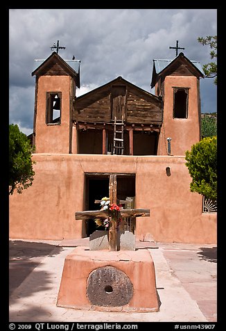 Chapel, Chimayo sanctuary. New Mexico, USA