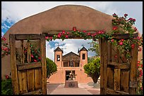 Chimayo Shrine. New Mexico, USA (color)