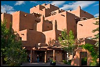 Loreto Inn hotel. Santa Fe, New Mexico, USA (color)