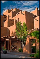 Loreto Inn Entrance. Santa Fe, New Mexico, USA (color)