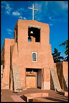 Chapel  San Miguel, oldest church in the US. Santa Fe, New Mexico, USA ( color)