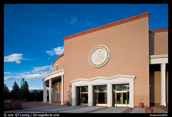 New Mexico State Capitol. Santa Fe, New Mexico, USA (color)