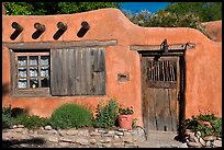 Adobe house. Santa Fe, New Mexico, USA ( color)