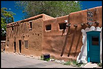 Oldest house in America. Santa Fe, New Mexico, USA ( color)