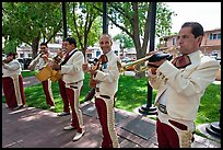 Mariachi musicians. Albuquerque, New Mexico, USA (color)
