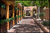 Alley, old town. Albuquerque, New Mexico, USA (color)