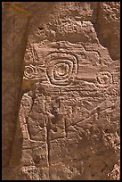 Rock art. Chaco Culture National Historic Park, New Mexico, USA