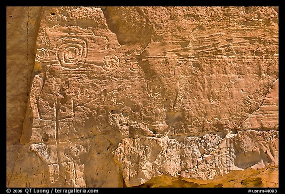 Pictographs. Chaco Culture National Historic Park, New Mexico, USA