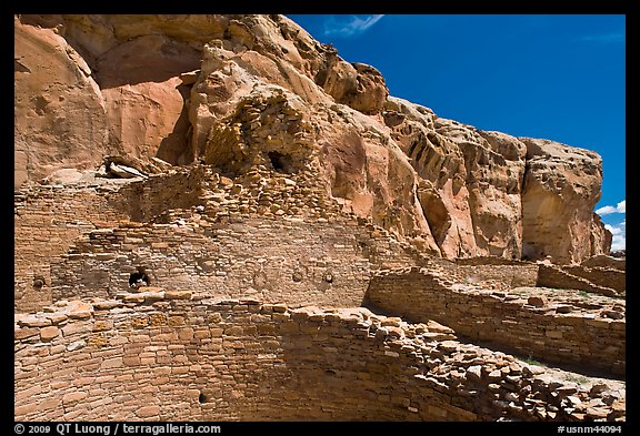 Chetro Ketl. Chaco Culture National Historic Park, New Mexico, USA (color)