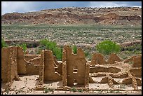 Kin Kletso. Chaco Culture National Historic Park, New Mexico, USA (color)