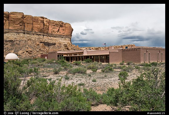 Visitor center. Chaco Culture National Historic Park, New Mexico, USA