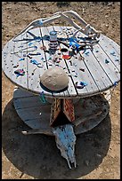 Souvenirs sold on honor system. New Mexico, USA ( color)