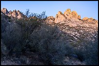 Organ Mountains at dawn. Organ Mountains Desert Peaks National Monument, New Mexico, USA ( color)