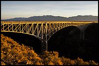 Rio Grande Gorge Bridge. Rio Grande Del Norte National Monument, New Mexico, USA ( color)