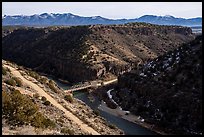 John Dunn Bridge. Rio Grande Del Norte National Monument, New Mexico, USA ( color)