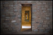 Inside West Ruin. Aztek Ruins National Monument, New Mexico, USA ( color)