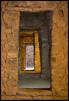 Chacoan doors, West Ruin. Aztek Ruins National Monument, New Mexico, USA ( color)