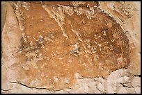 Petroglyphs. El Morro National Monument, New Mexico, USA ( color)